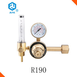 R190 براس ضغط منظم مع آرغون Flowmeter مدخل اتصال G5 / 8 &quot;- RH